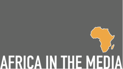 The words Africa in the Media with small image of Africa